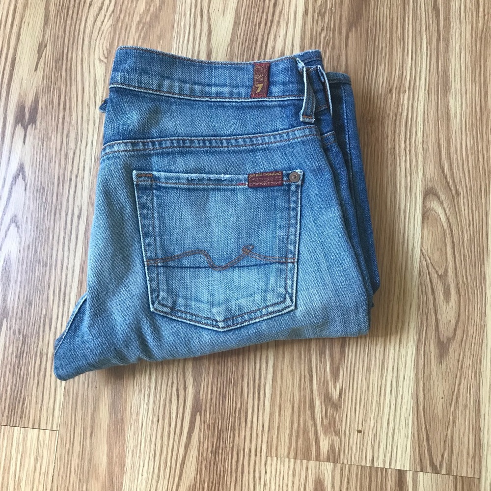 7 FOR ALL MANKIND Women’s 28 Flare Boycut Jeans